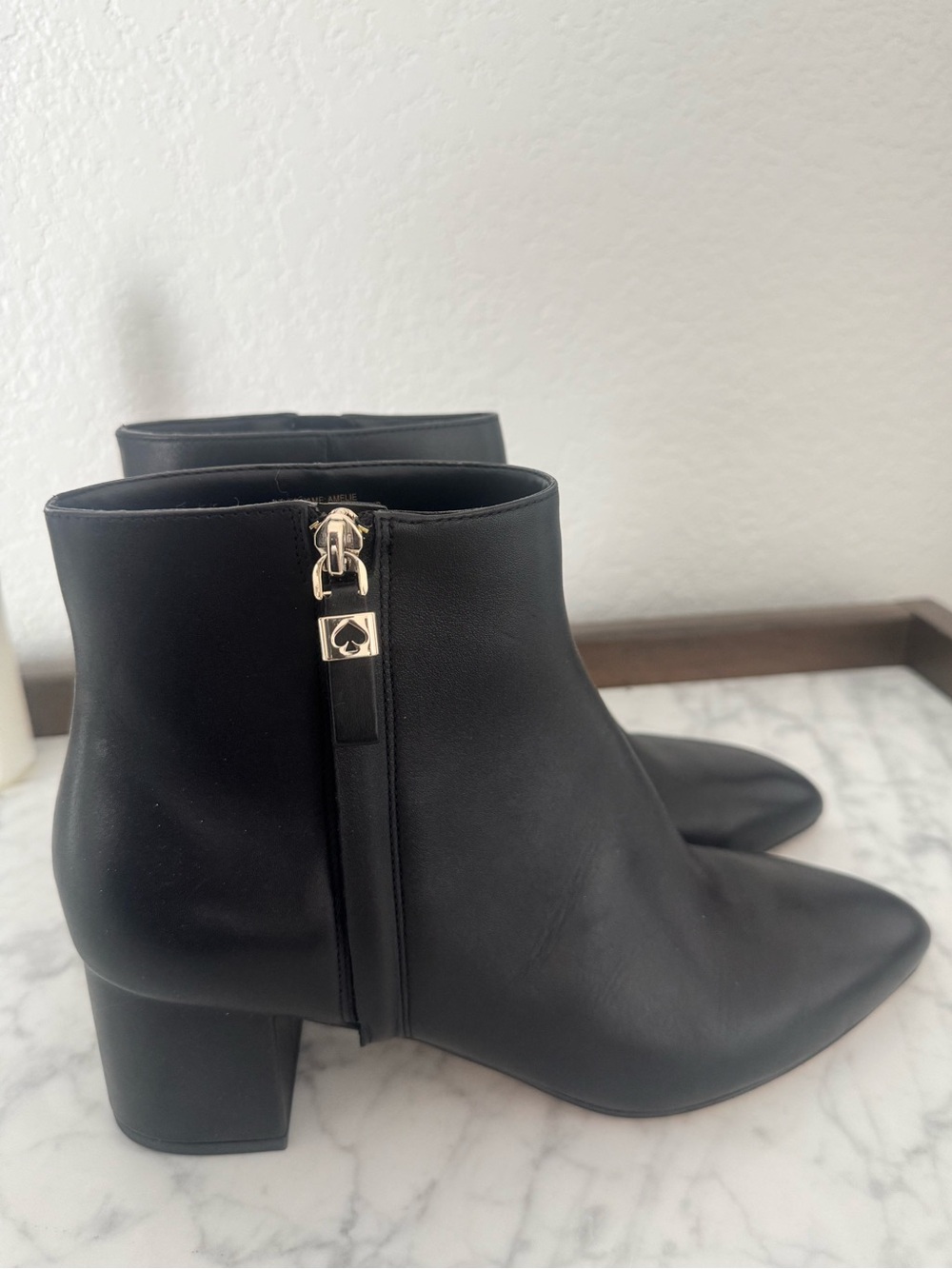 Kate Spade New York Amelie Ankle Boots-Black
